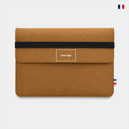 Pochette pour ordinateur personnalisable - Feutrine recyclée éco-responsable