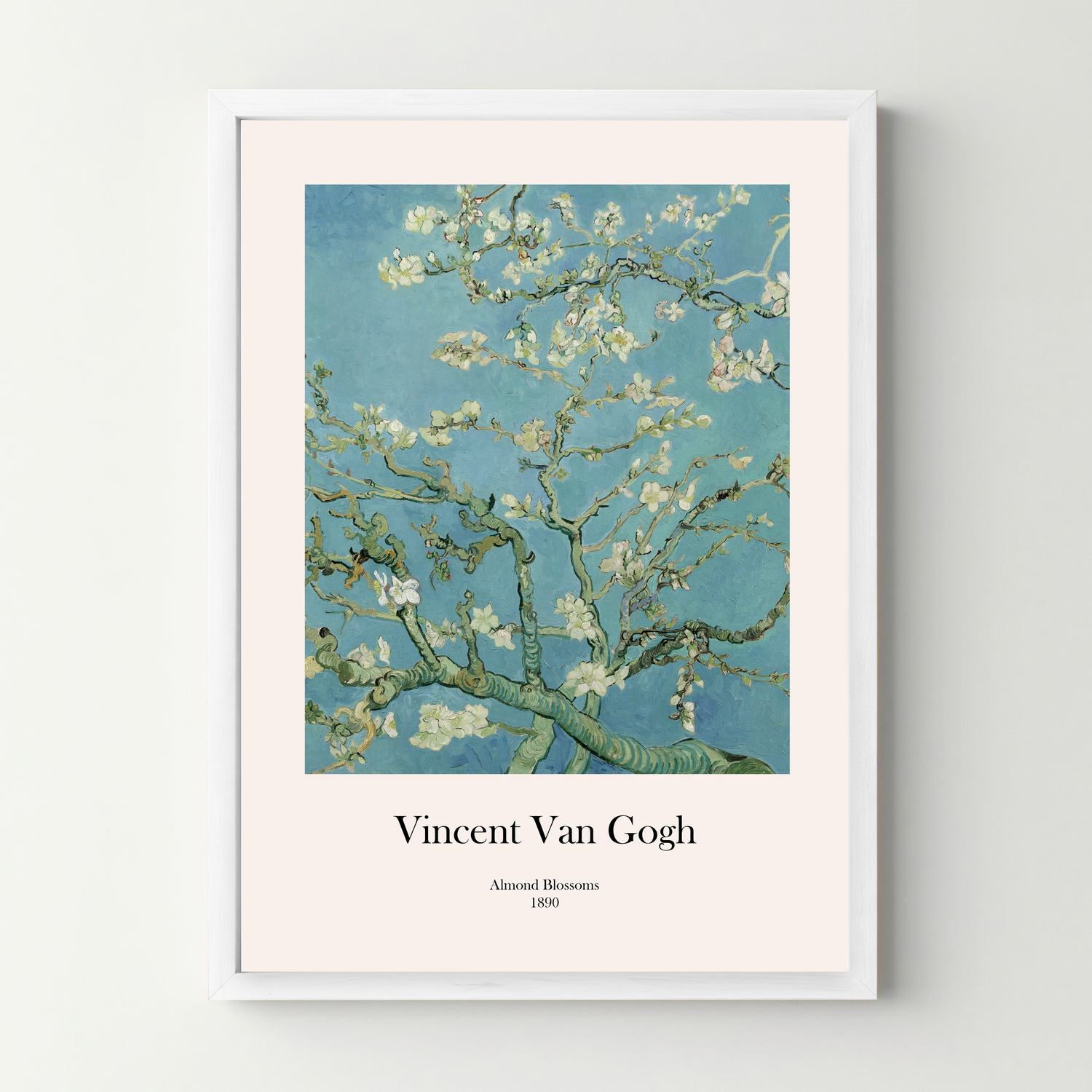 Affiche Van Gogh Amandier en fleurs (Almond Blossoms) –  1890