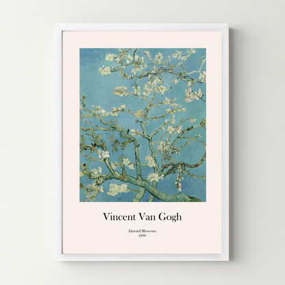 Affiche Van Gogh Amandier en fleurs (Almond Blossoms) –  1890