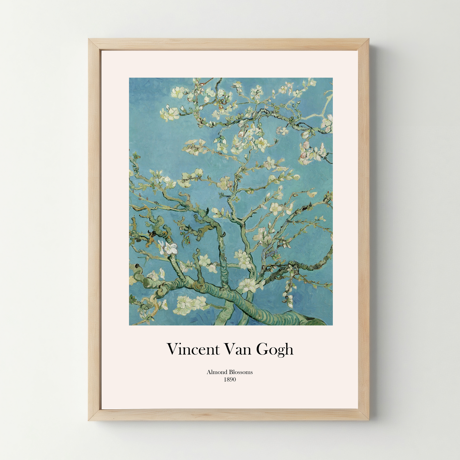 Affiche Van Gogh Amandier en fleurs (Almond Blossoms) –  1890