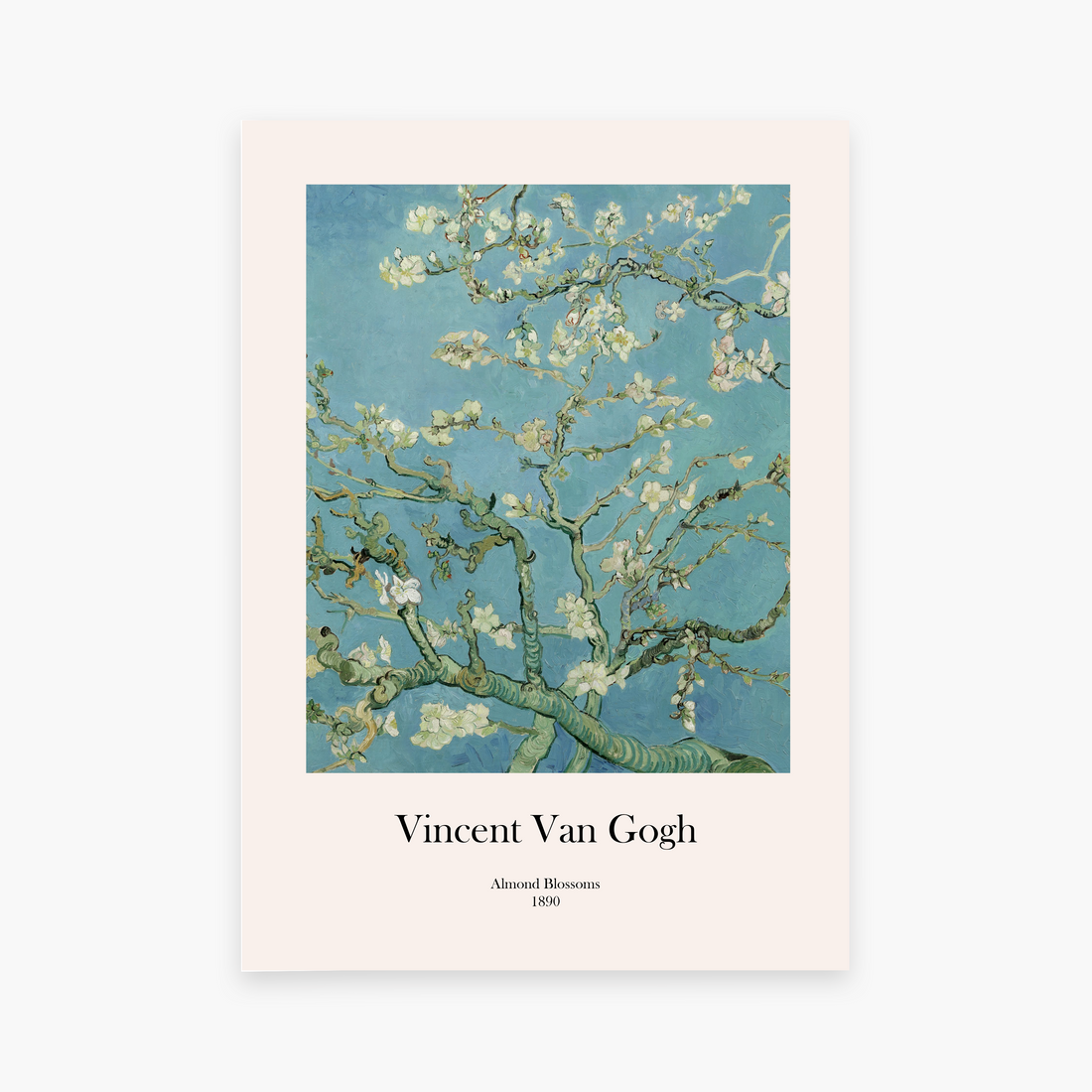 Affiche Van Gogh Amandier en fleurs (Almond Blossoms) –  1890