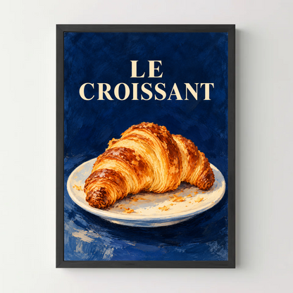 Affiche Le Croissant — cadre noir