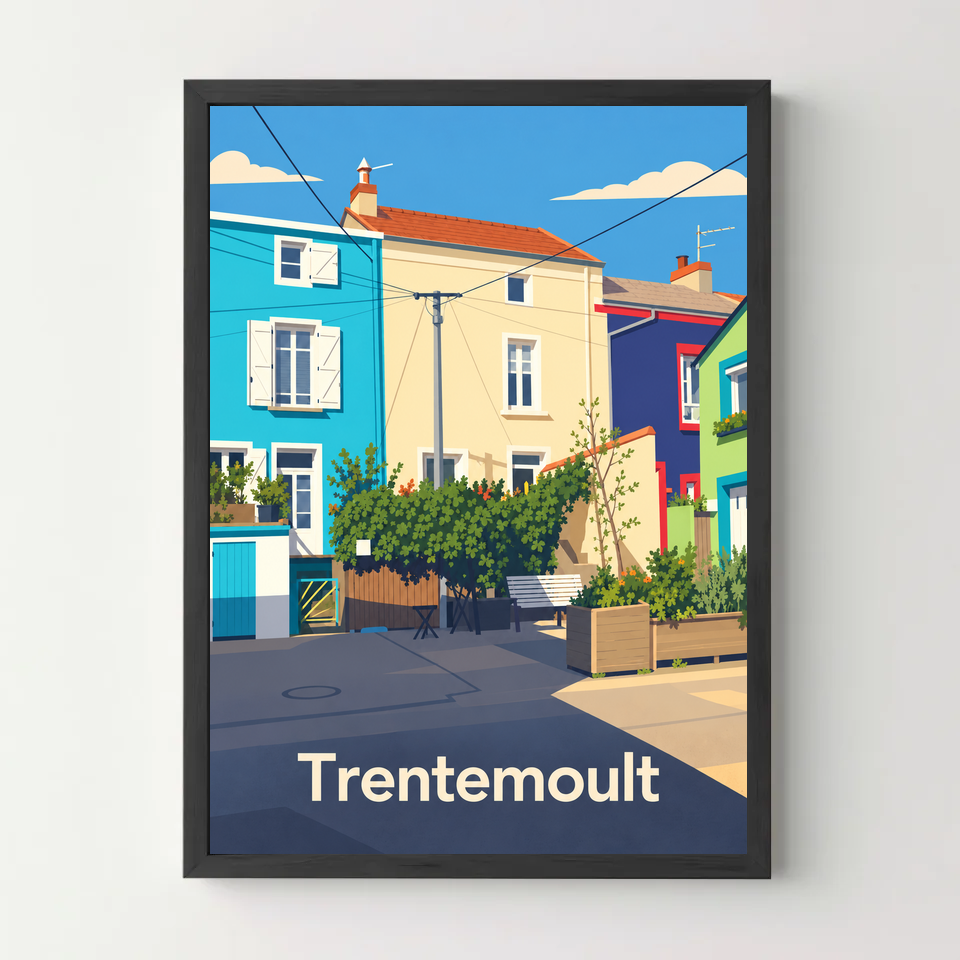Affiche Trentemoult – cadre noir