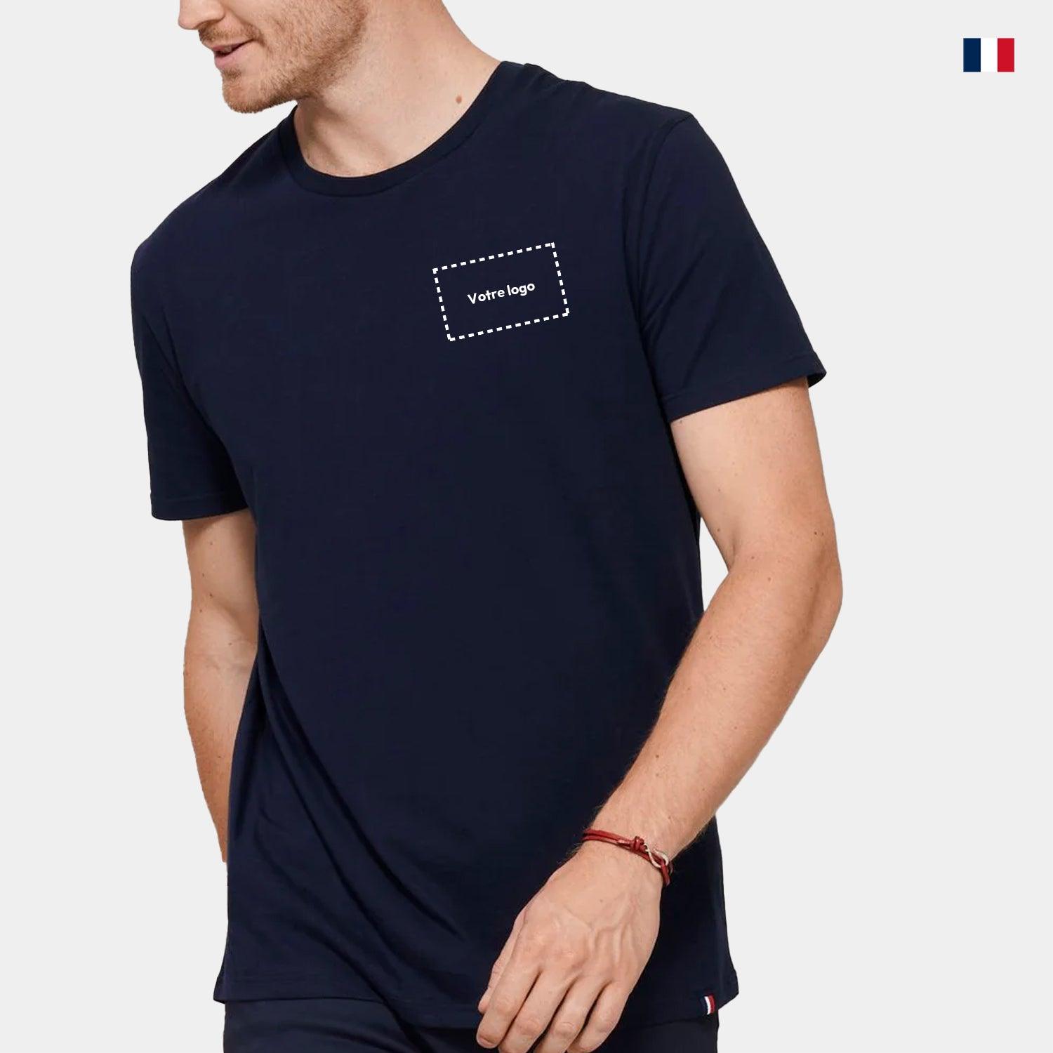 T-shirt personnalisable Made in France - Col rond pour homme - cestfrancais.fr
