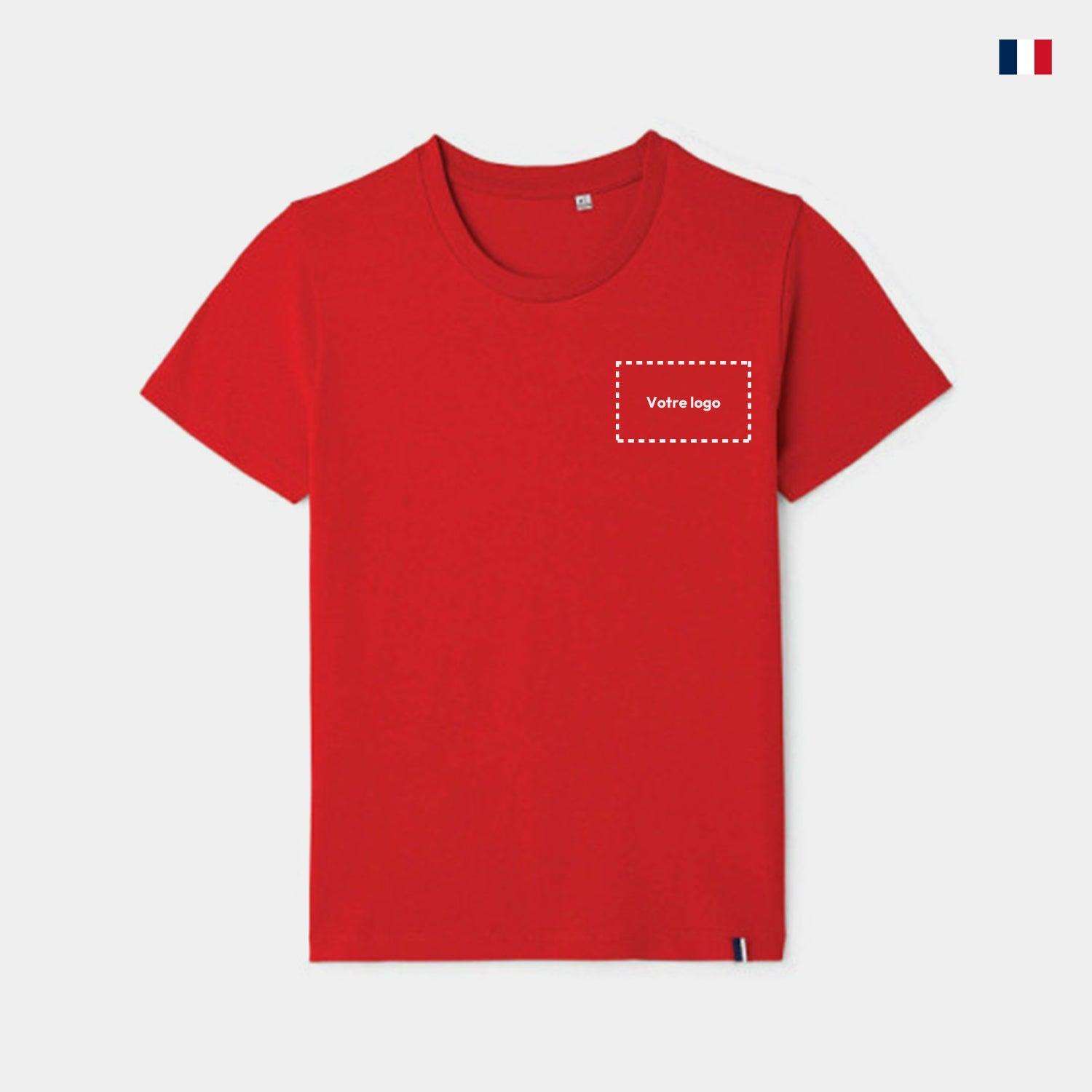 T-shirt personnalisable Made in France - Col rond pour enfant - cestfrancais.fr