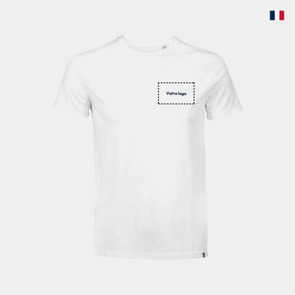 T-shirt personnalisable Made in France - Col rond pour homme - cestfrancais.fr