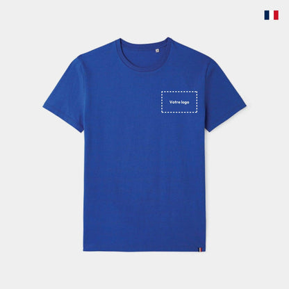 T-shirt personnalisable Made in France - Col rond pour homme - cestfrancais.fr