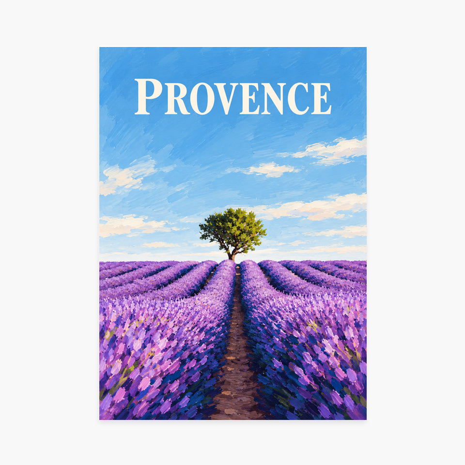 Affiche provence-lavande-nouveau – sans