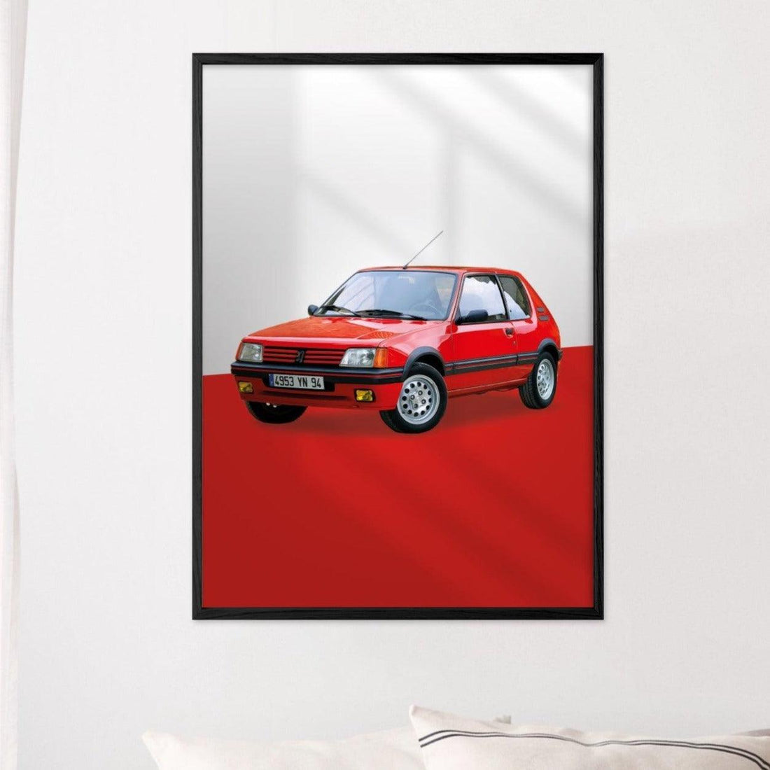 Affiche Peugeot "205 GTI" - Poster automobile - cestfrancais.fr